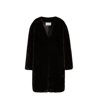 MAYFEYR - The Frankie Shop - Brown Faux Fur Coat - COFS21137PL200