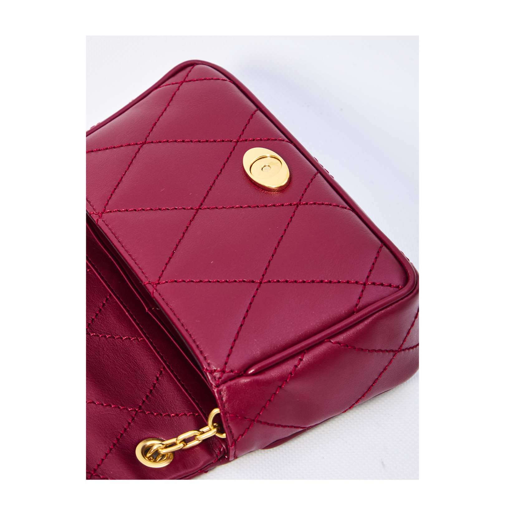 Quilted Calf Leather Pouch