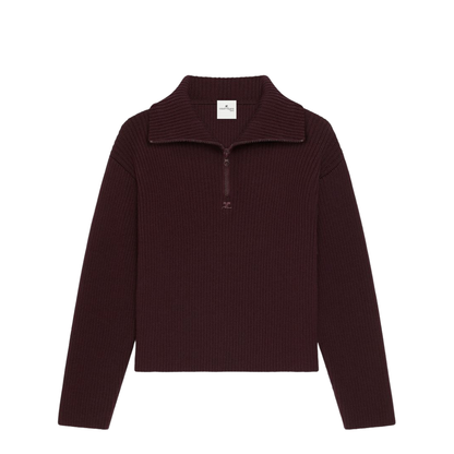 MAYFEYR - Courreges - Pre Sweaters Bordeaux - 326MPU278FI00854090