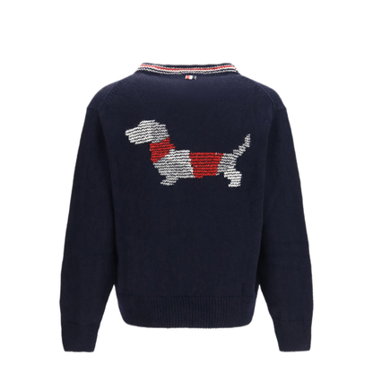 MAYFEYR - Thom Browne - Hector Donegal Yarn Cardigan - MKC647AY1506415