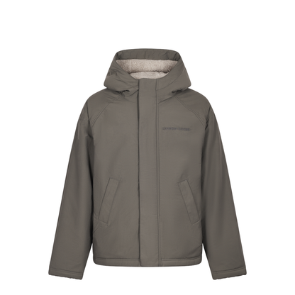 Wool Blend Reversible Bomber Jacket