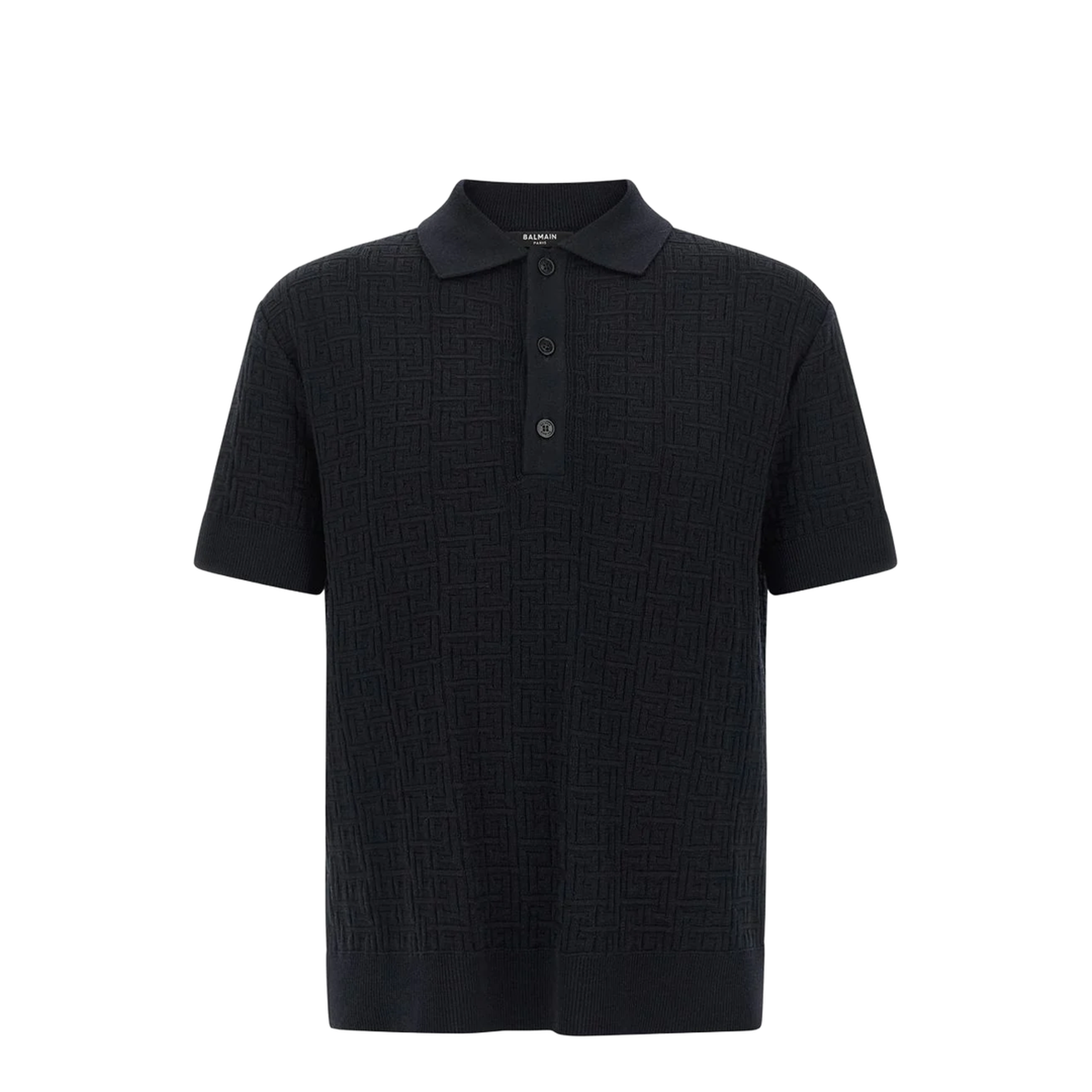 Monogram Knit Polo Shirt