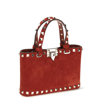 MAYFEYR - Valentino - Suede Rockstud Mini Handbag - 9W2P0AT0KQQ