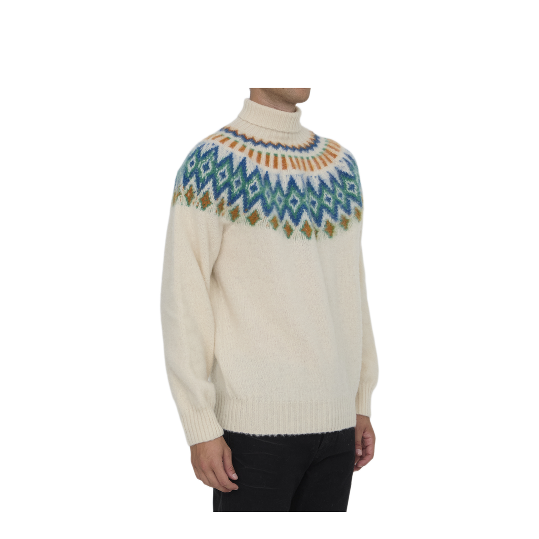 MAYFEYR - Howlin - Love On The Rocks High Neck Sweater - LOVEONTHEROCKSECRU