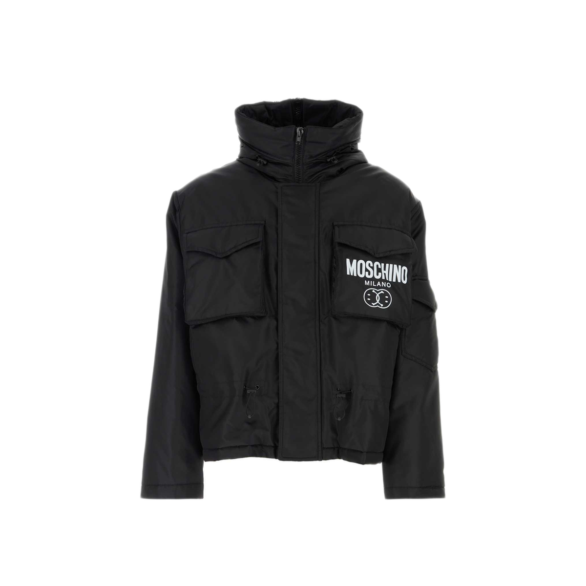 MAYFEYR - Moschino - Black Nylon Padded Jacket - J063520151555