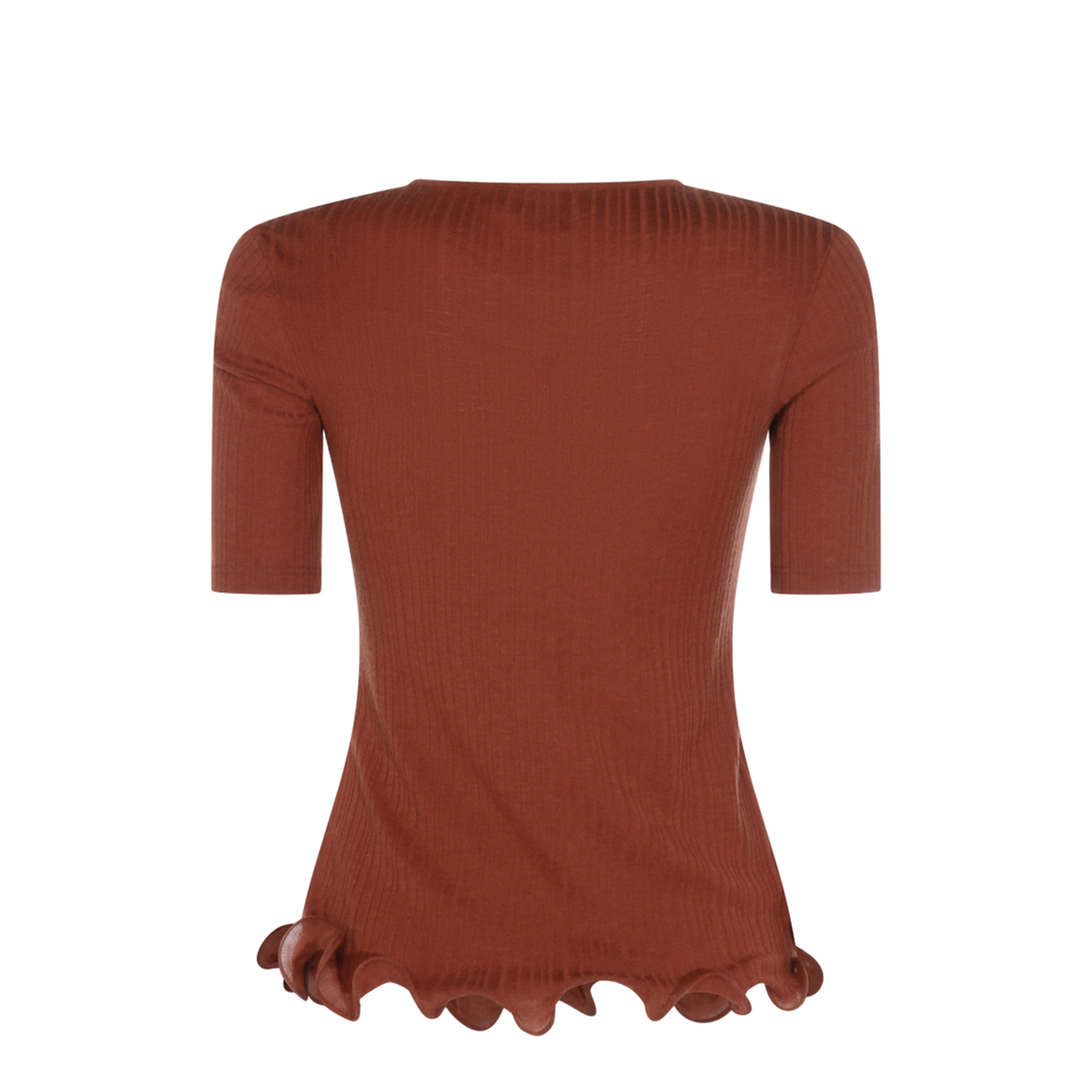 Wool Short Sleeved Virgin Top