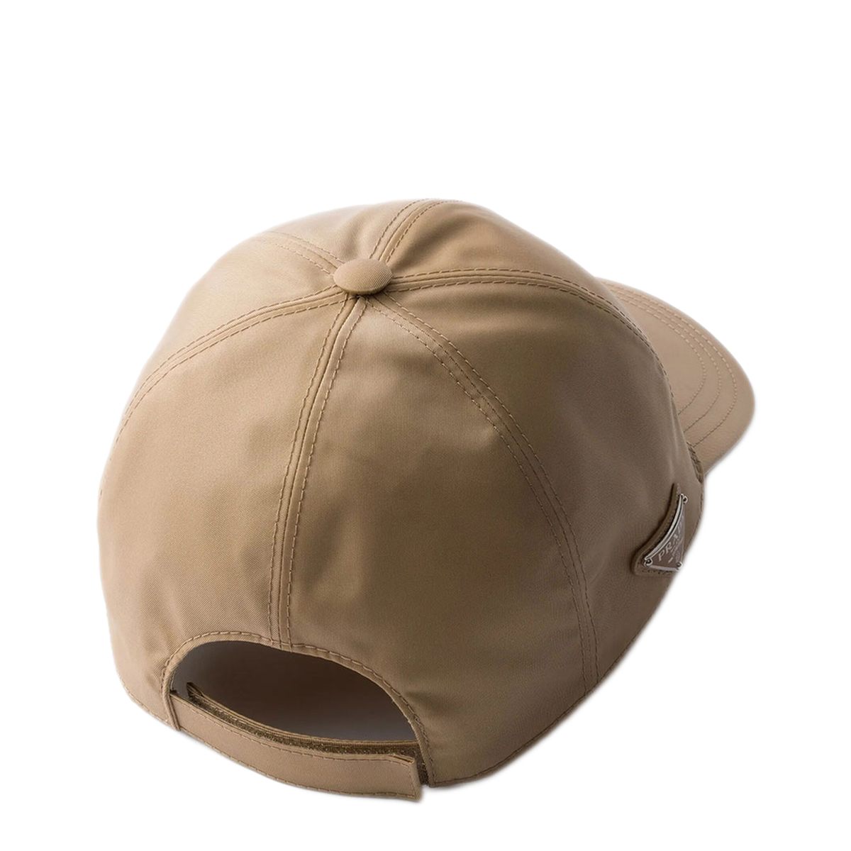 Beige Re Nylon Baseball Cap