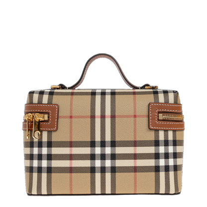 MAYFEYR - Burberry - Vanity Case Accessories - 8120525A9534VNTGCHKBRIARBROWN