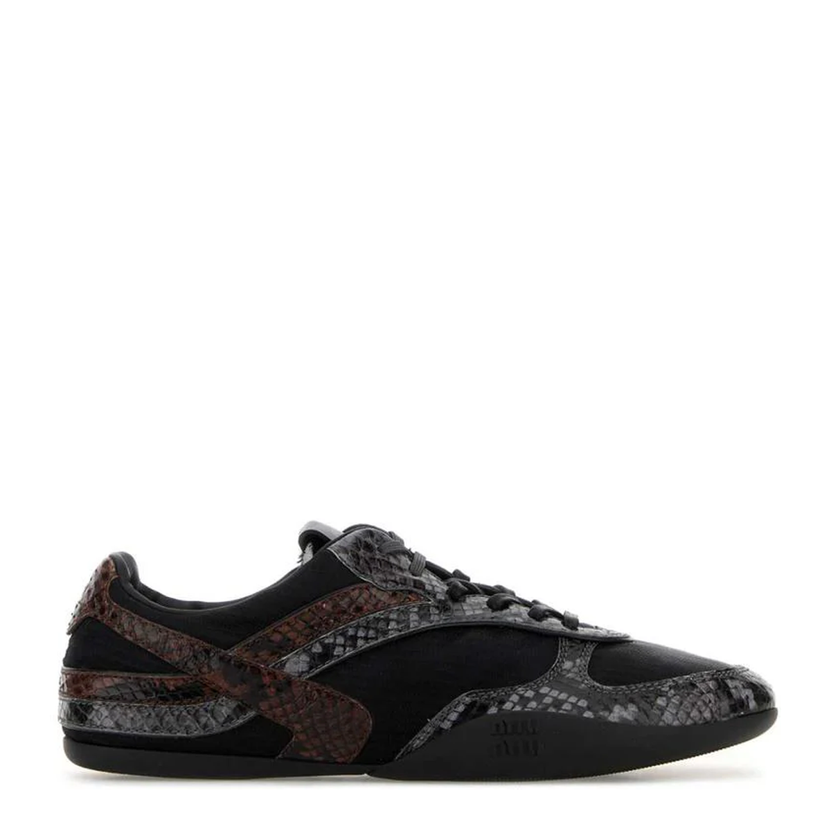 MAYFEYR - Miu Miu - Multicolor Fabric And Leather Sneakers - 5E428EFB0053ZL4F0N11