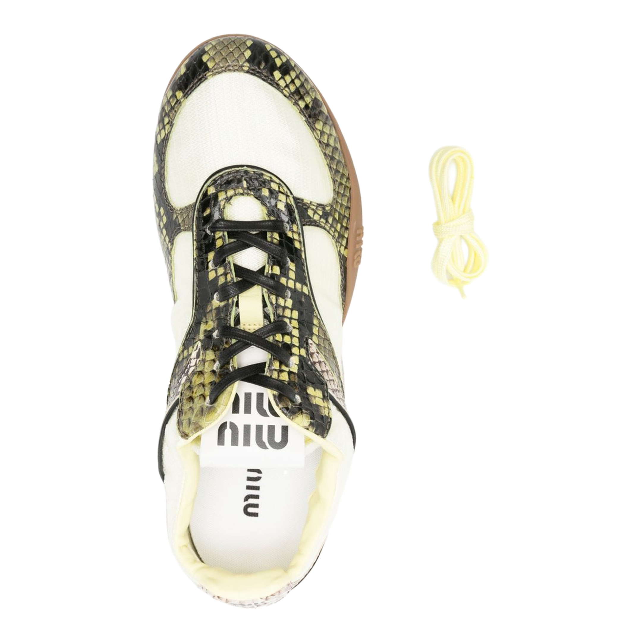 MAYFEYR - Miu Miu - Sneakers Yellow - 5E428E3ZL4F084U