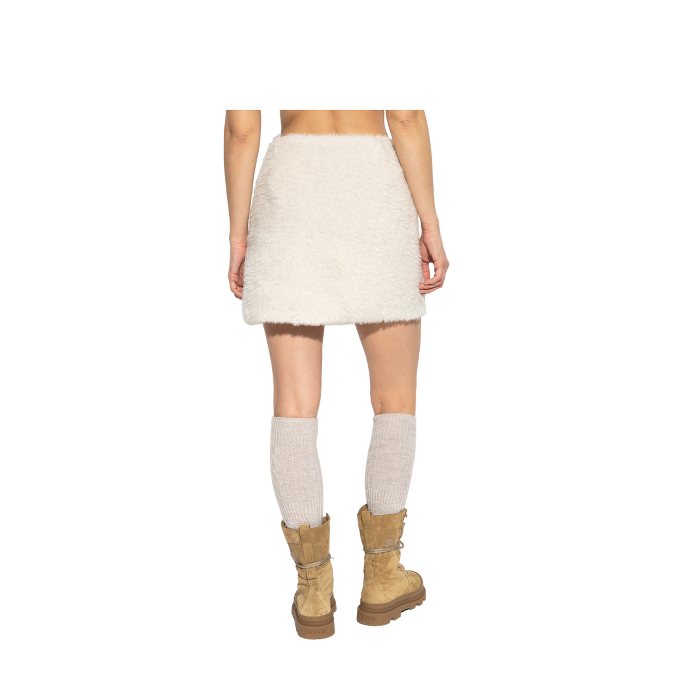 White Teddy Mini Skirt