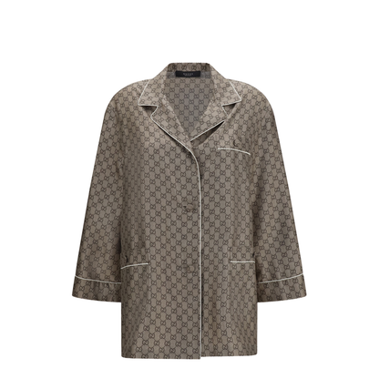MAYFEYR - Gucci - Printed Silk Twill Shirt - 875471ZAUUN