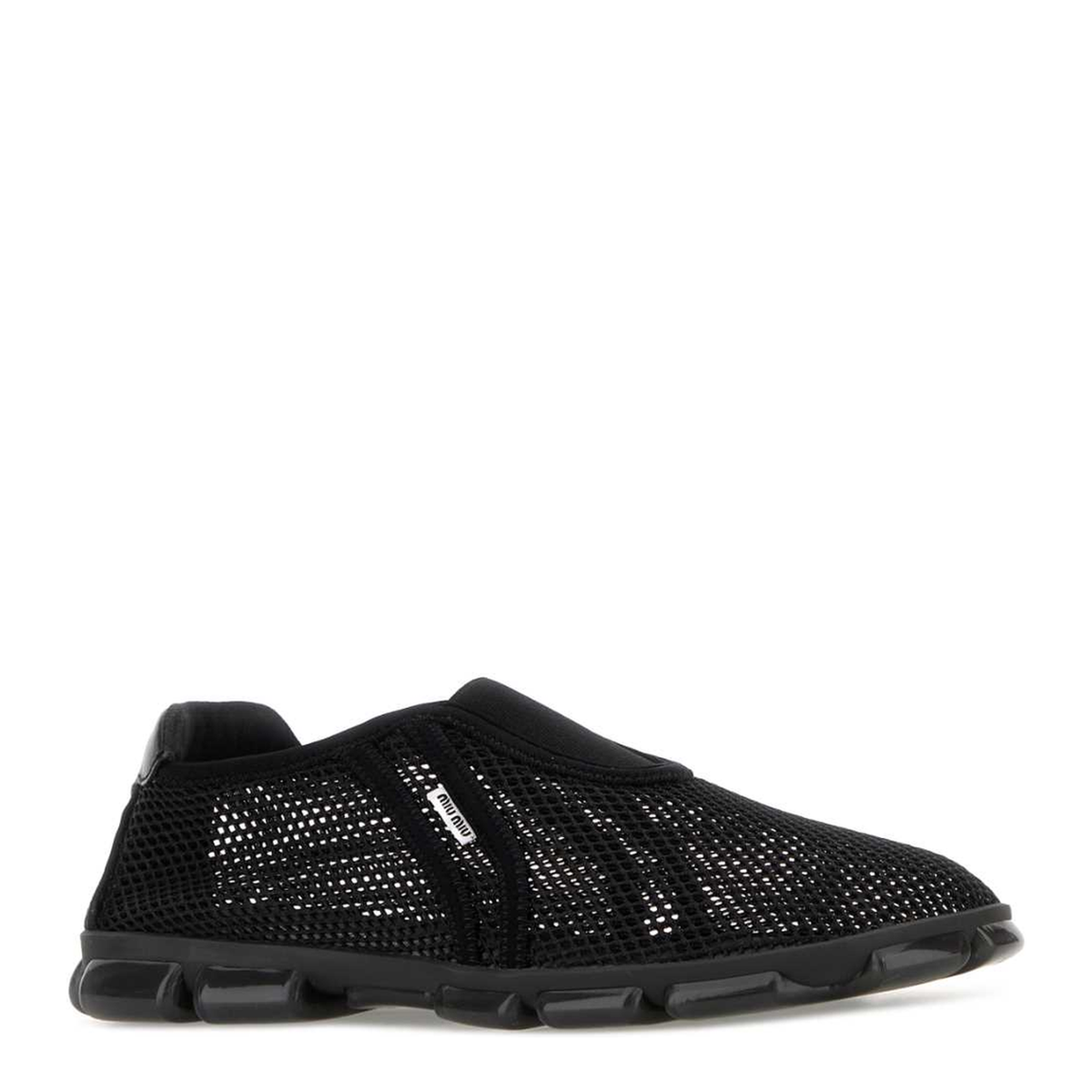 MAYFEYR - Miu Miu - Black Mesh Slip Ons - 5S647EF005CD1F0002