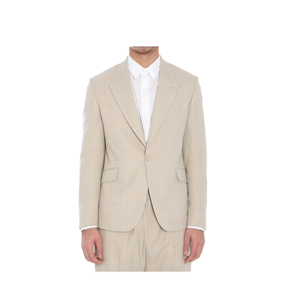 MAYFEYR - Dior - Wool And Linen Blend Single Breasted Jacket - 583C201A10001800