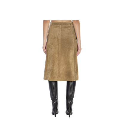 MAYFEYR - Arma - Elen Suede Skirt - 008L256072OLIVE
