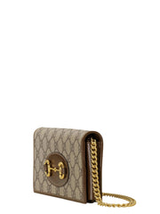 GG Supreme Wallet on Chain, Gold Hardware