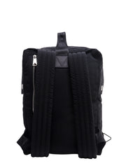 Nylon Backpack, Silver Hardware