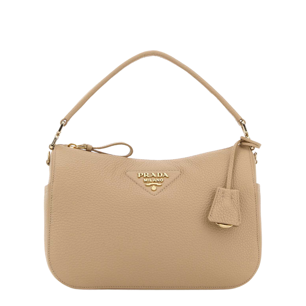 MAYFEYR - Prada - Beige Leather Small Handbag - 1BC277VONO2DKVF0GCN