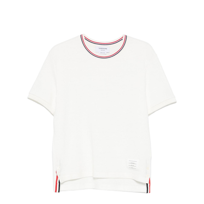 Cotton Waffle Rib Cuff Tee