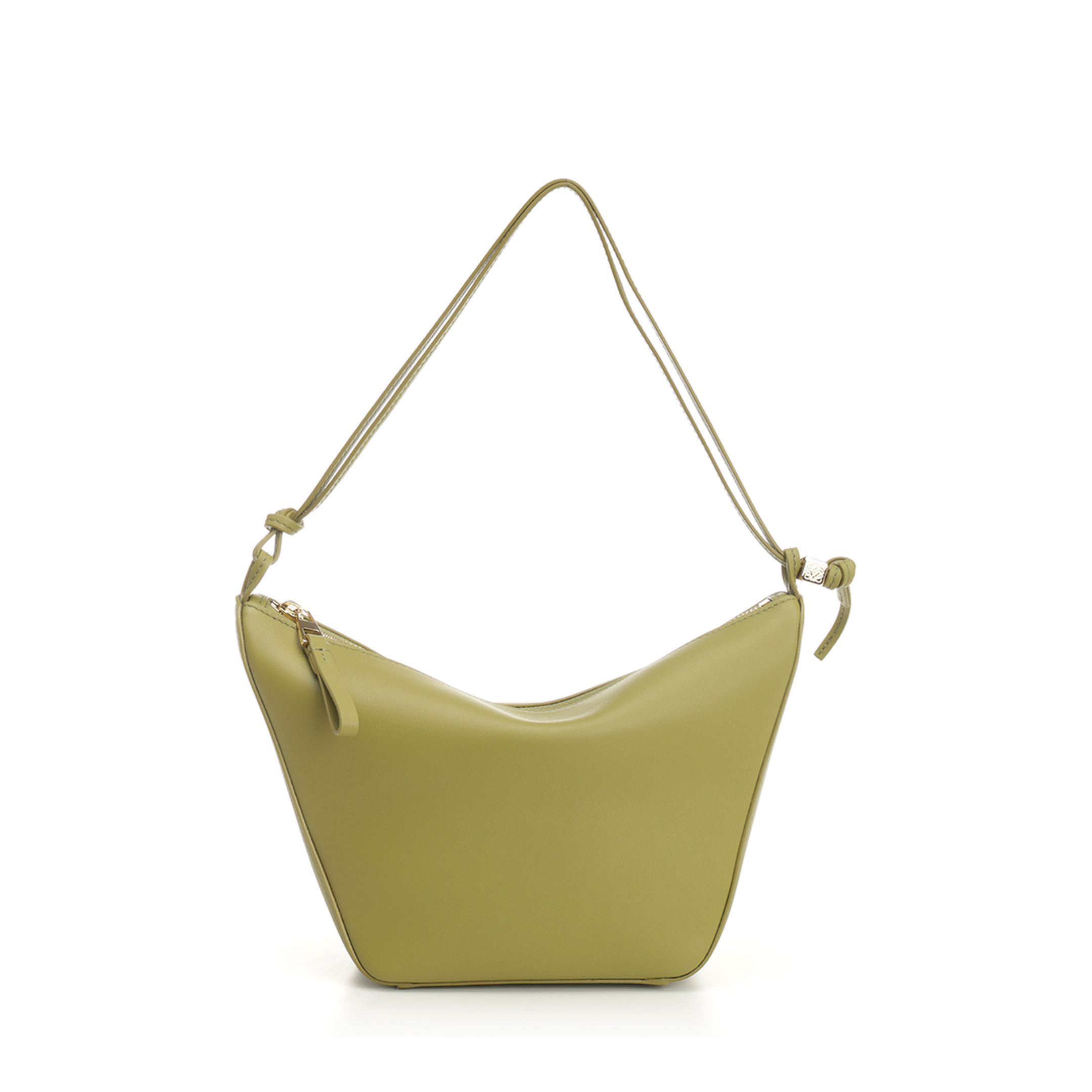 Mini Hammock Hobo Bag in Leather