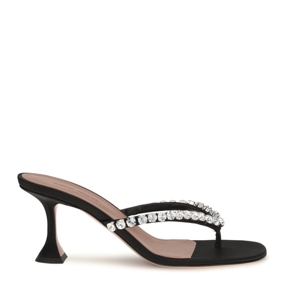 MAYFEYR - Amina Muaddi - Crystal-Embellished Thong Sandals - 15S366205GIG