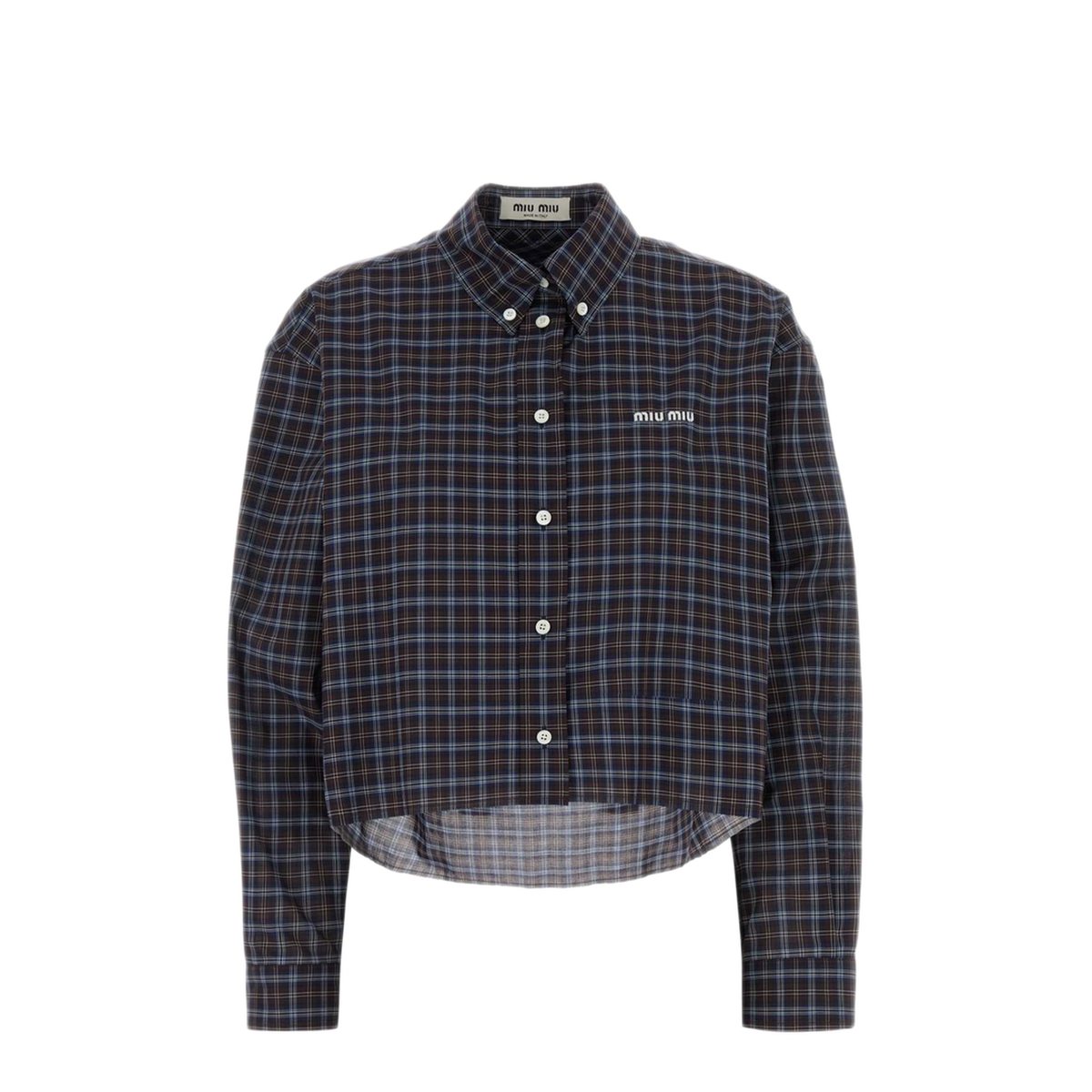 MAYFEYR - Miu Miu - Embroidered Cotton Shirt - MK1659SOOO19U3F057W