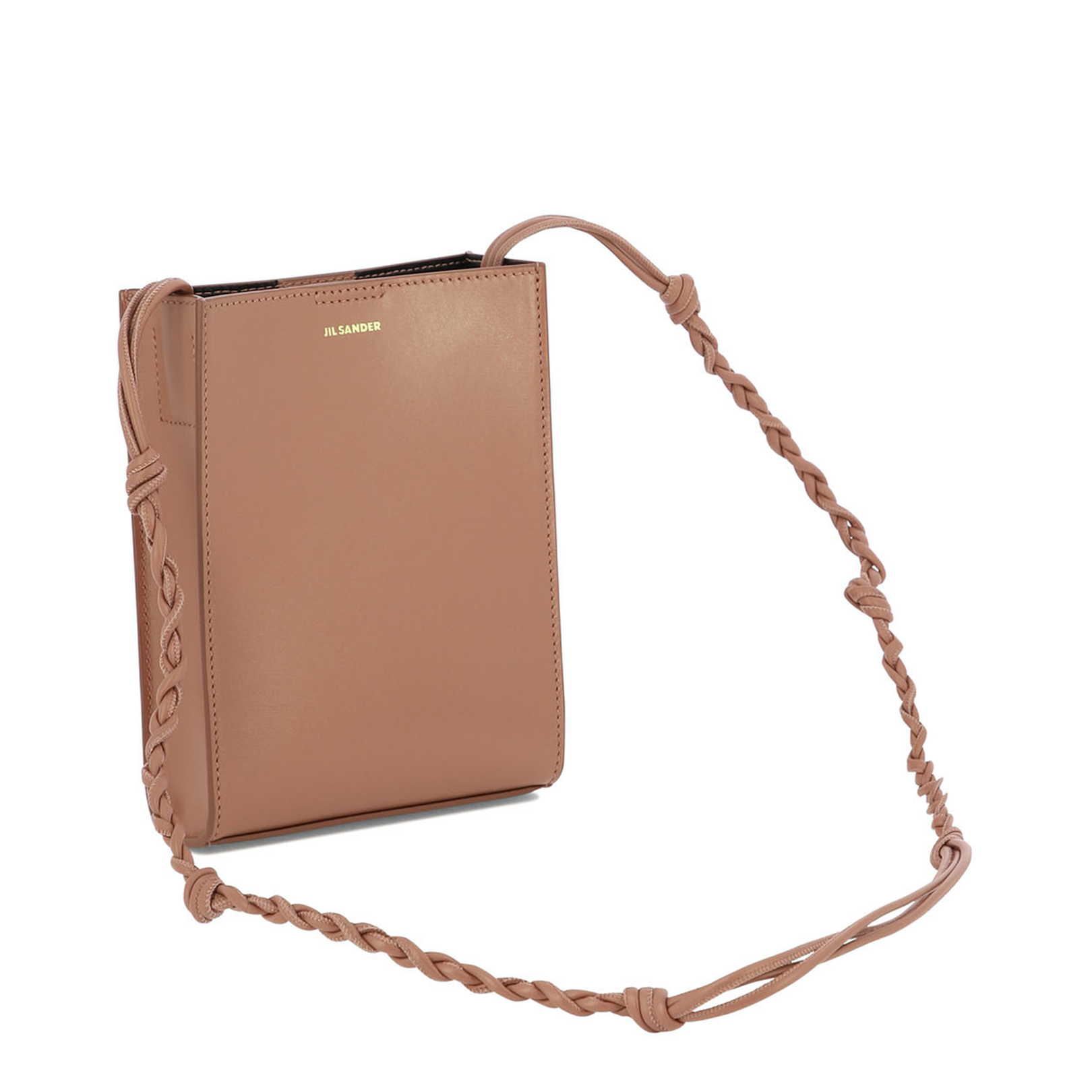 トートバッグ JIL SANDER Dark Pink Leather Small Tangle Shoulder Bag Dark Pink Leather Small Tangle Shoulder Bag – MAYFEYR