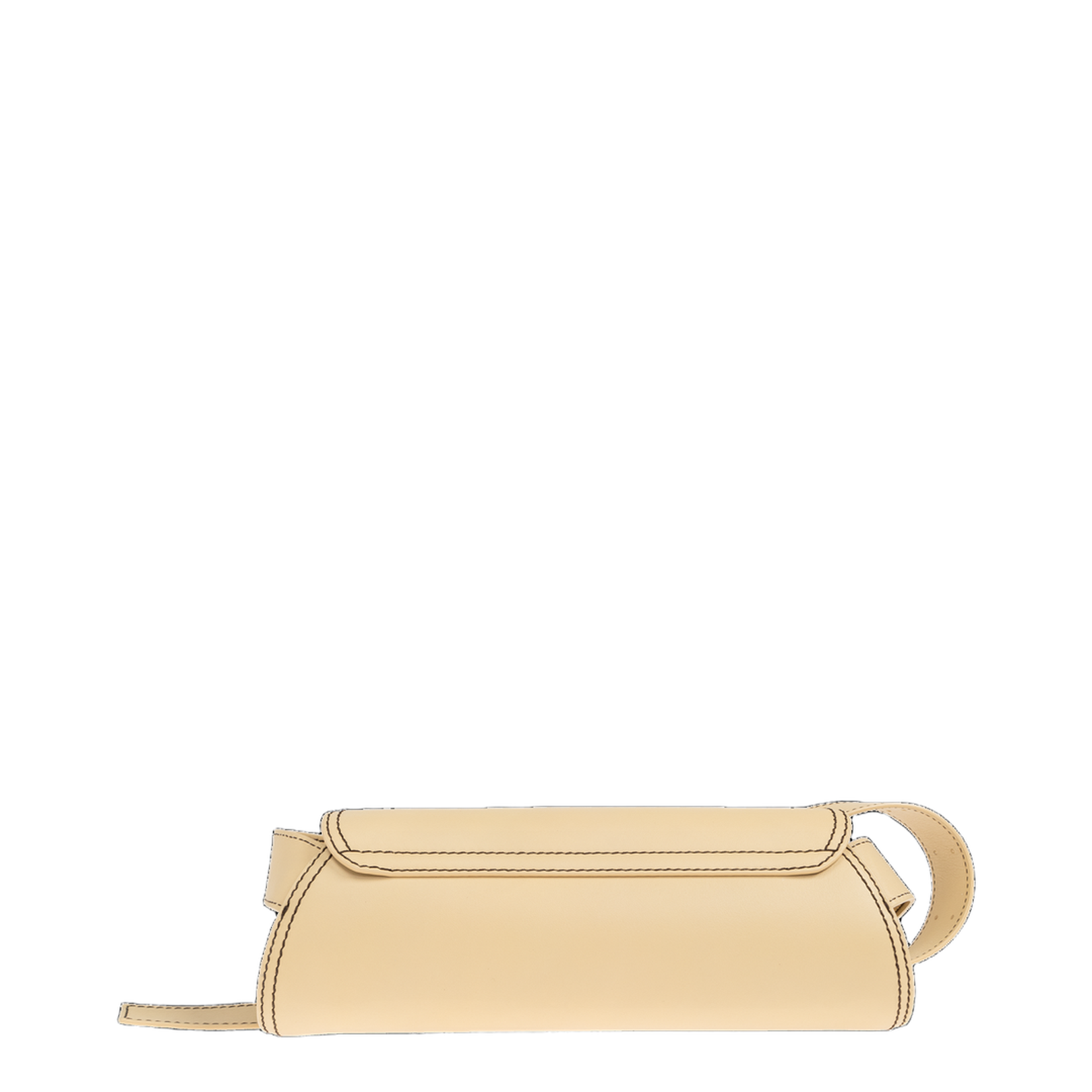 Beige Small Cannolo Leather Bag