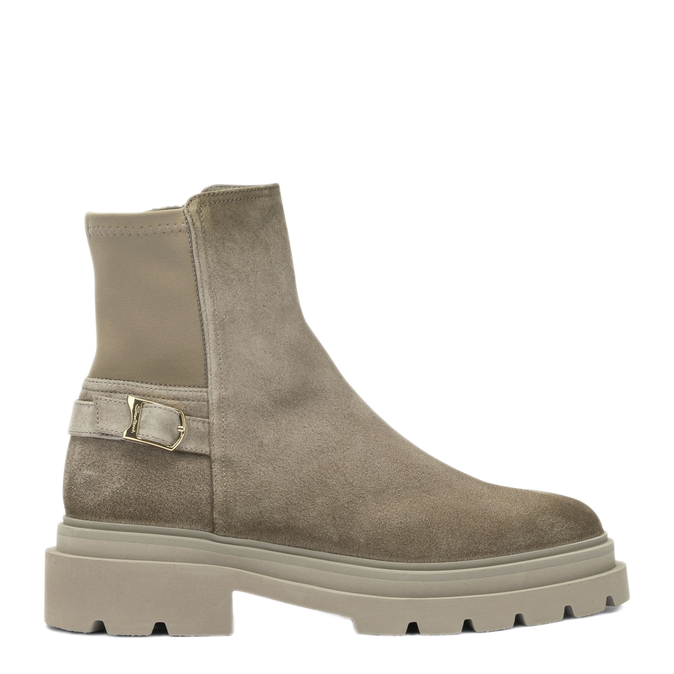MAYFEYR - Santoni - Suede Ankle Boots With Zipper - WTEI71104GOMTHIOM60
