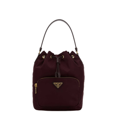 Duet Re-Nylon Bucket Bag - Burgundy
