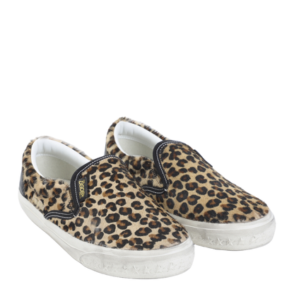 MAYFEYR - Golden Goose - Leopard Slip-On Sneakers - GWF00306F006948