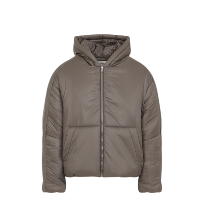 MAYFEYR - MORDECAI - Mud Brown Hoodie Puffer - 25A96MRU02825
