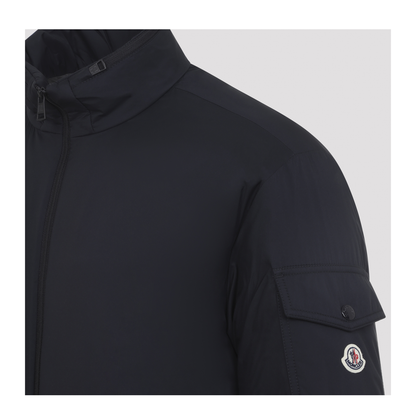 Dark Blue Nylon Breezes Down Jacket