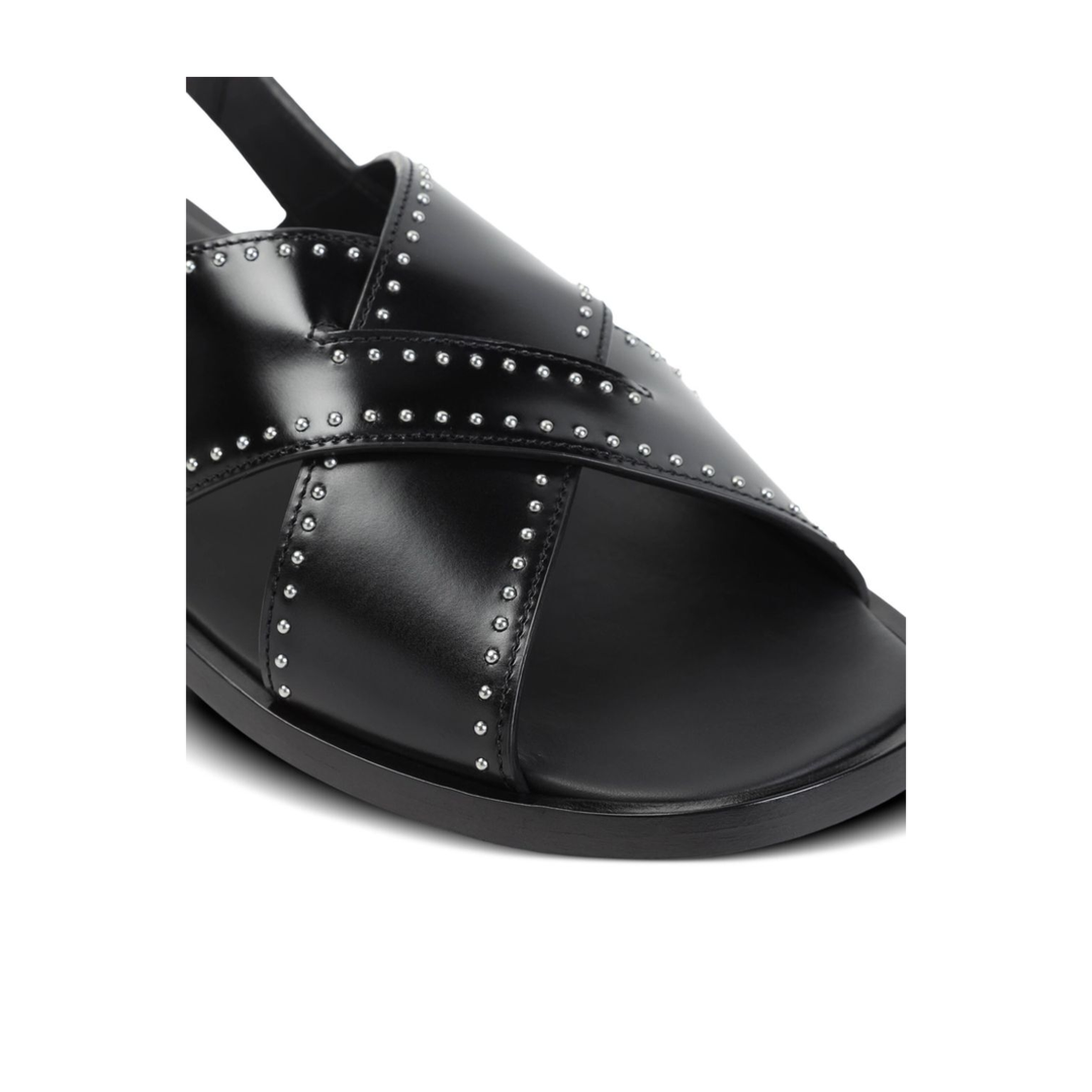 MAYFEYR - CHURCH`S - Stud Embellished Crossover Flat Sandals - DX01189EMF0AAB