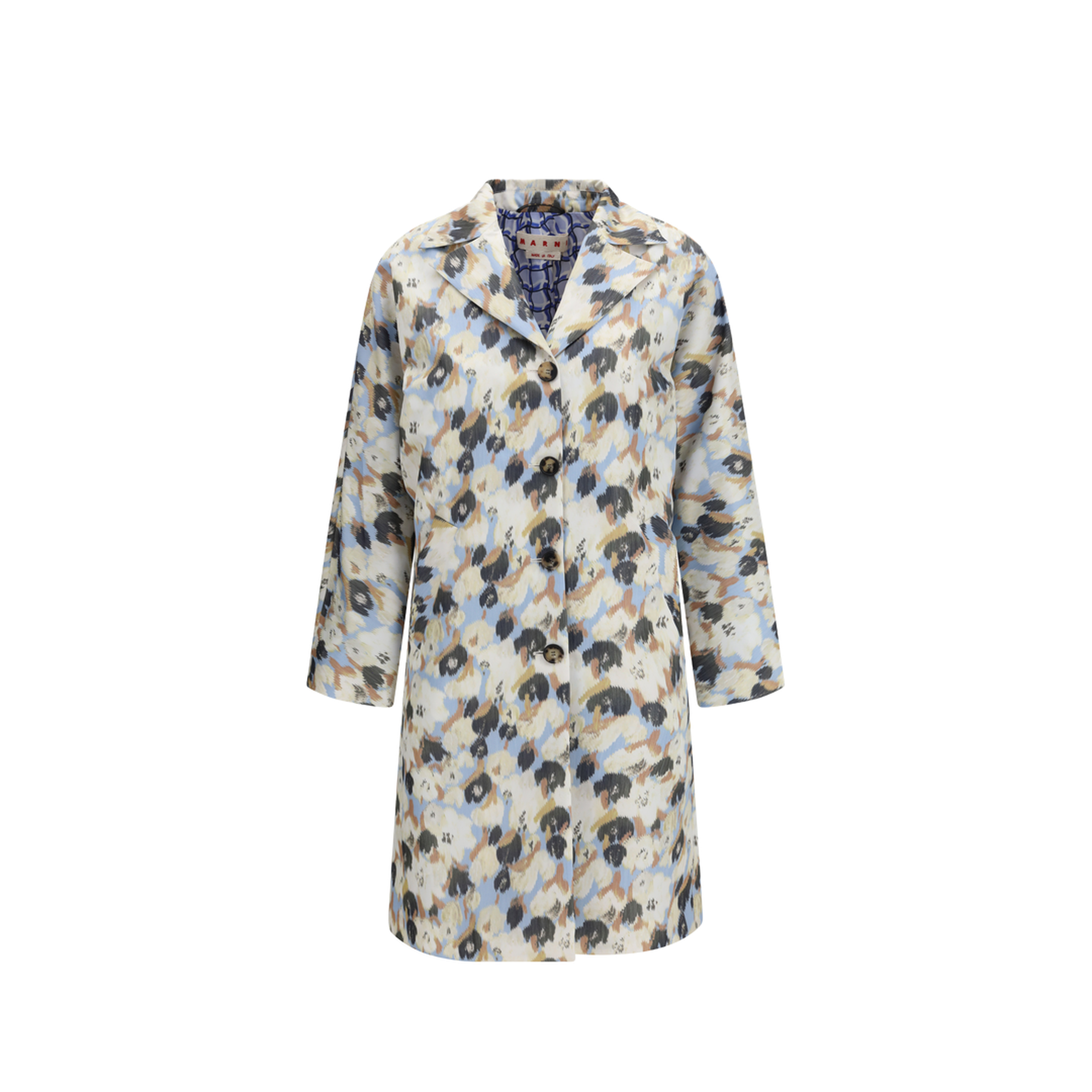 MAYFEYR - Marni - Printed Button Parka Coat - CPMA0266BQUTP812
