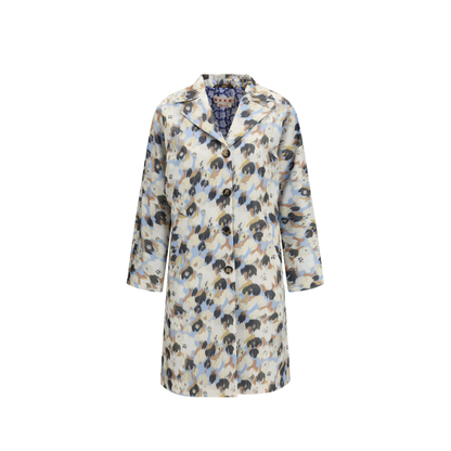 MAYFEYR - Marni - Printed Button Parka Coat - CPMA0266BQUTP812