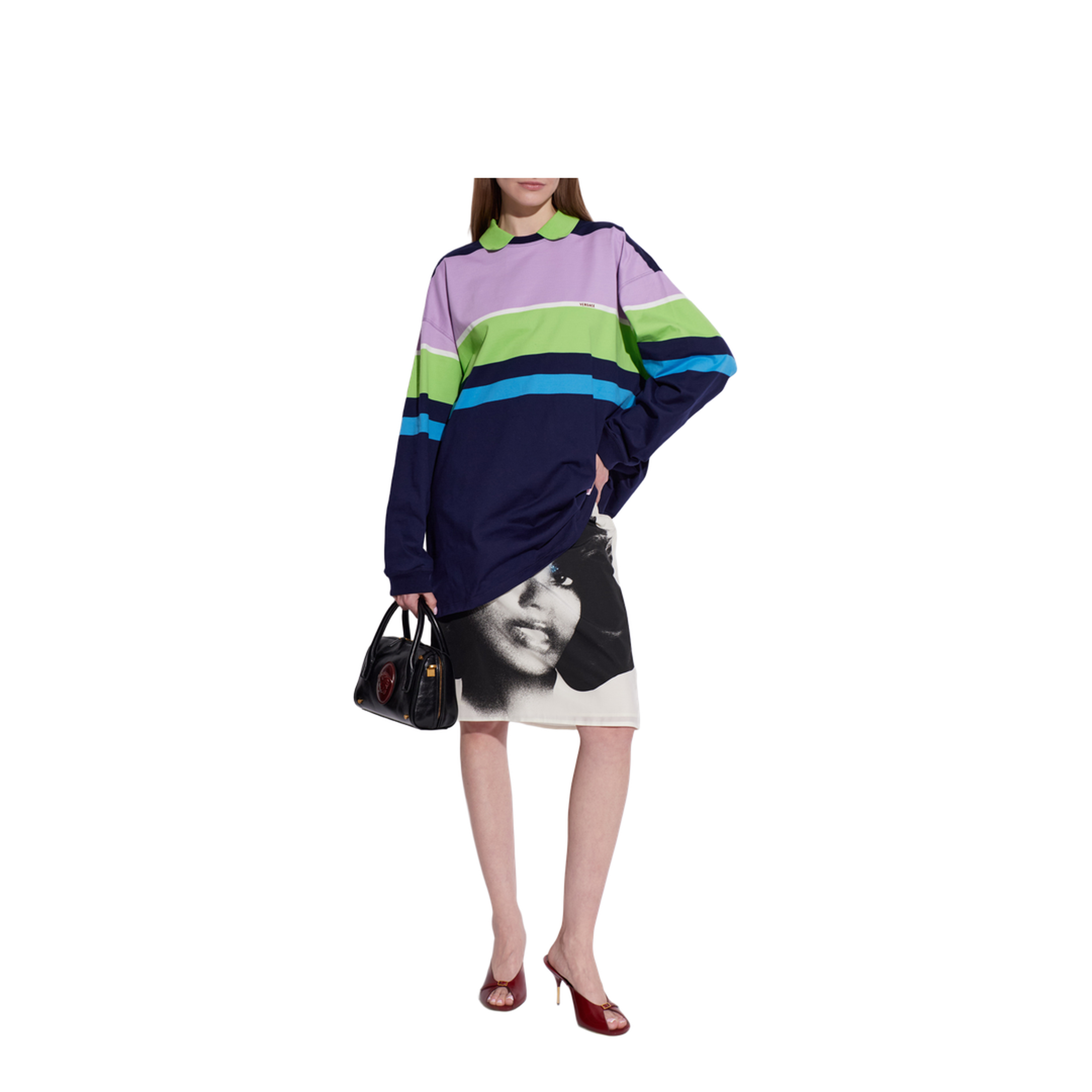 MAYFEYR - Versace - Long Sleeve Polo - 10250881A178906PD40