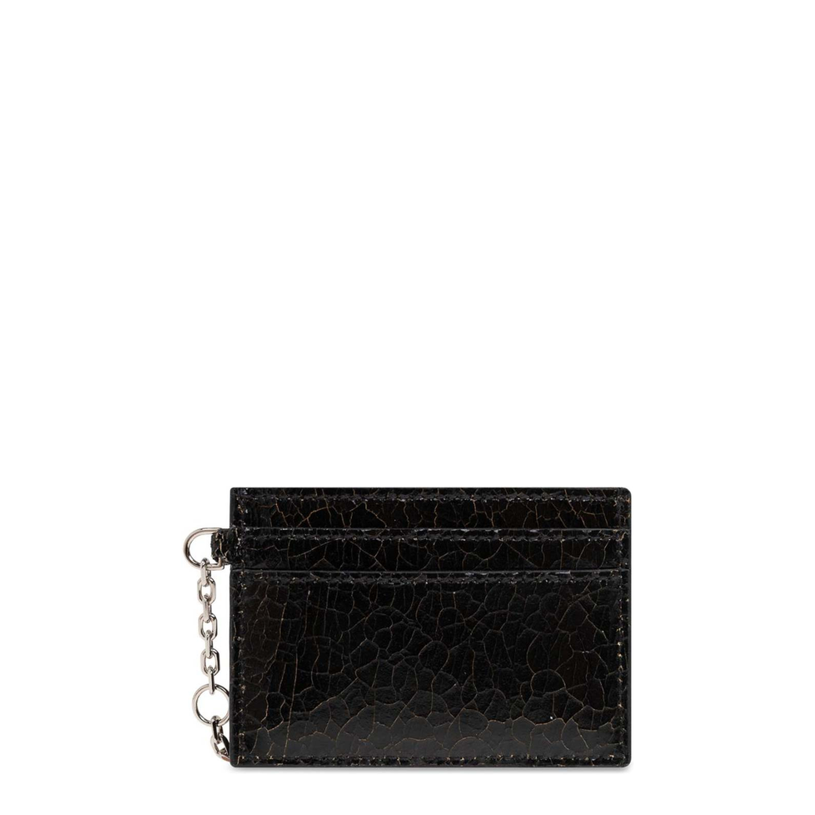 Calf Leather Cardholder With Logo Lettering