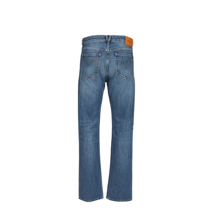 Stone Washed Jeans - Blue