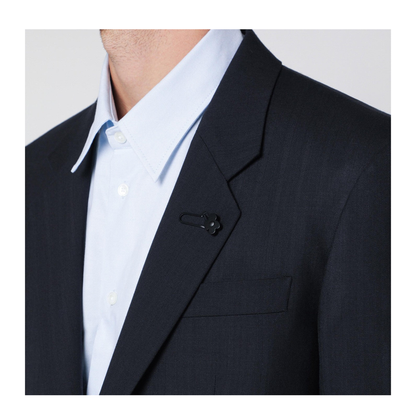 MAYFEYR - Lardini - Single Breasted Blue Wool Blend Jacket - AA6922EAAIF65430850