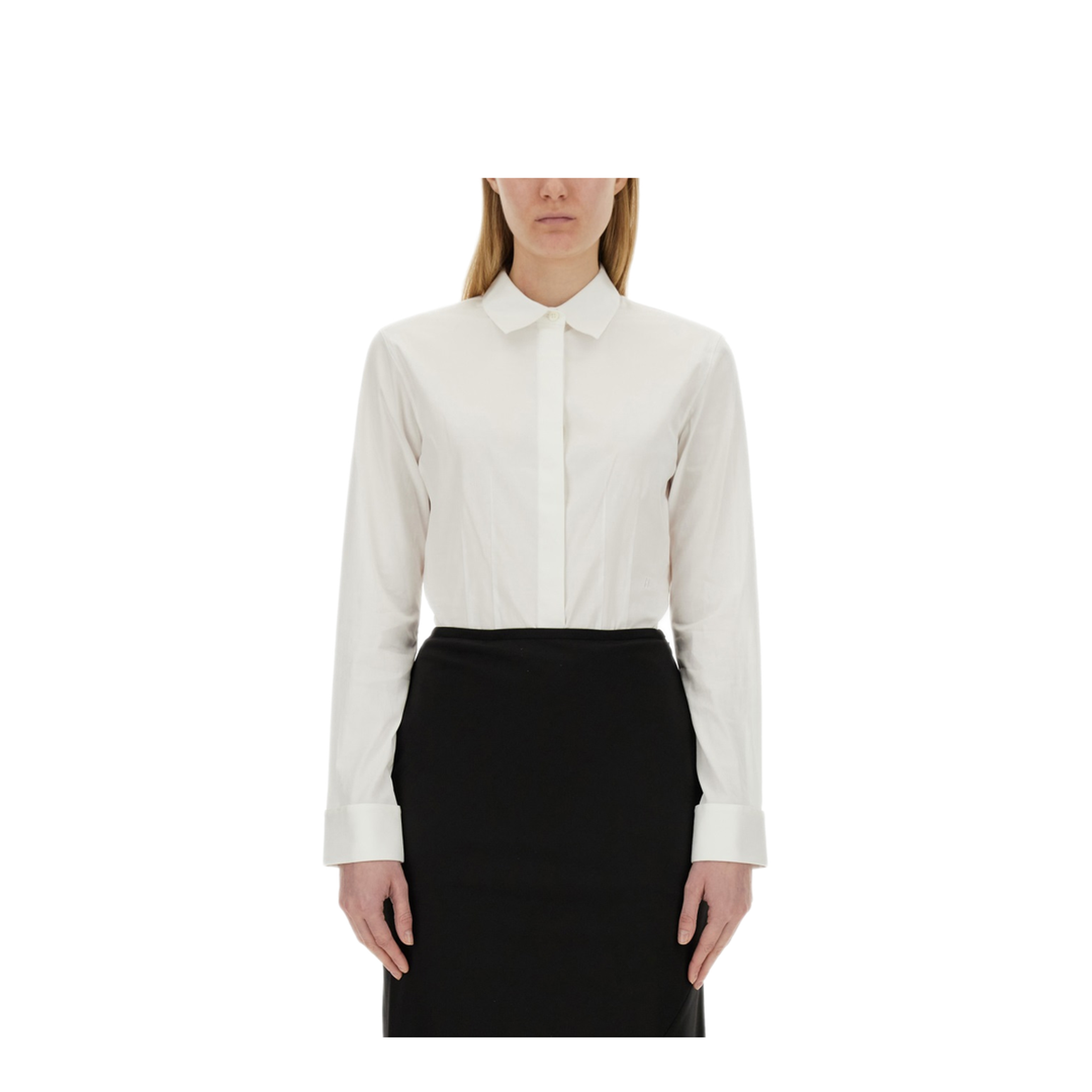 MAYFEYR - HELMUT LANG - Poplin Fitted Shirt - O01HW517C7J