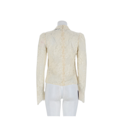 MAYFEYR - Self Portrait - Ivory Polyester Top - SC26052TCCREAM