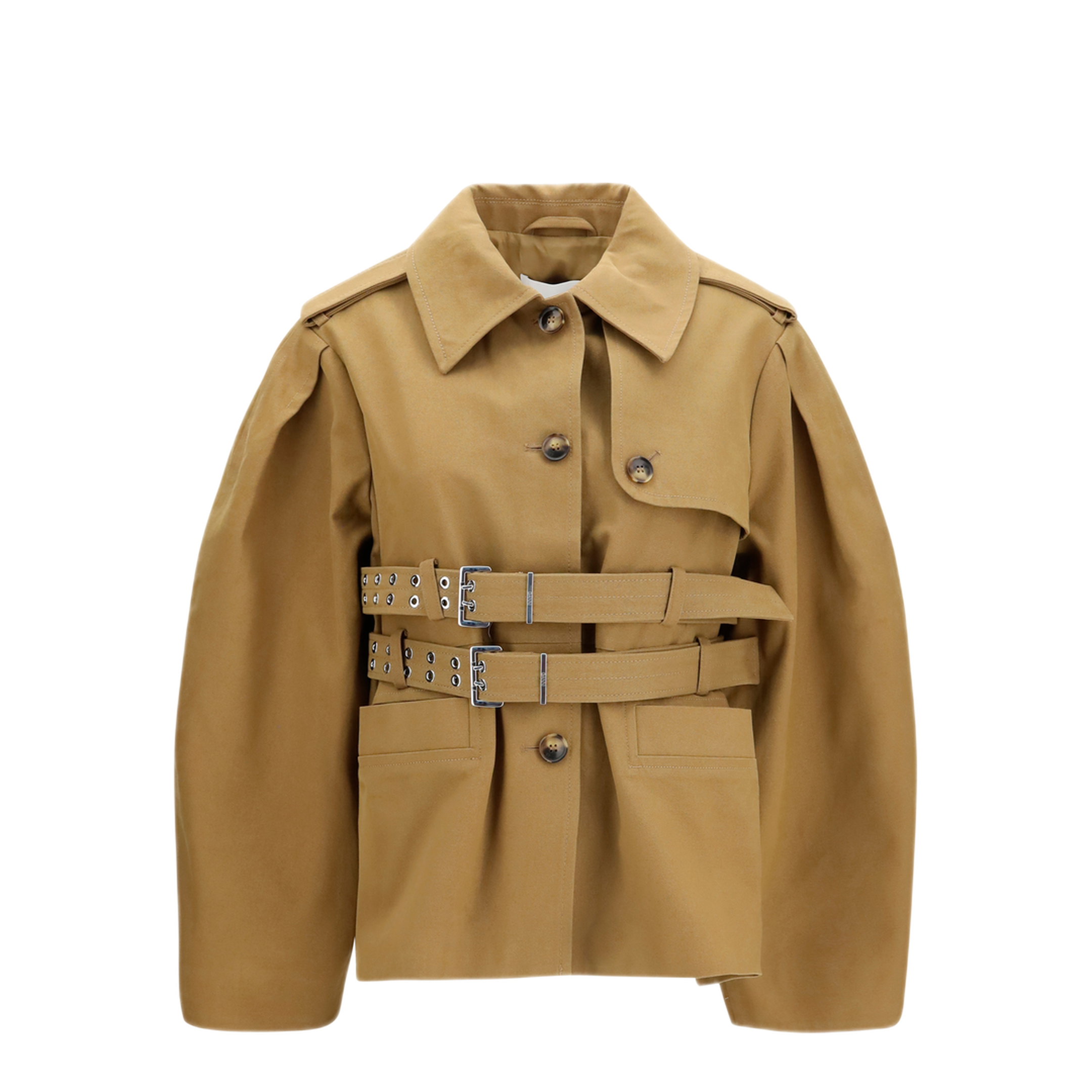 MAYFEYR - Ganni - Canvas Jacket With Double Belt - A1010196840