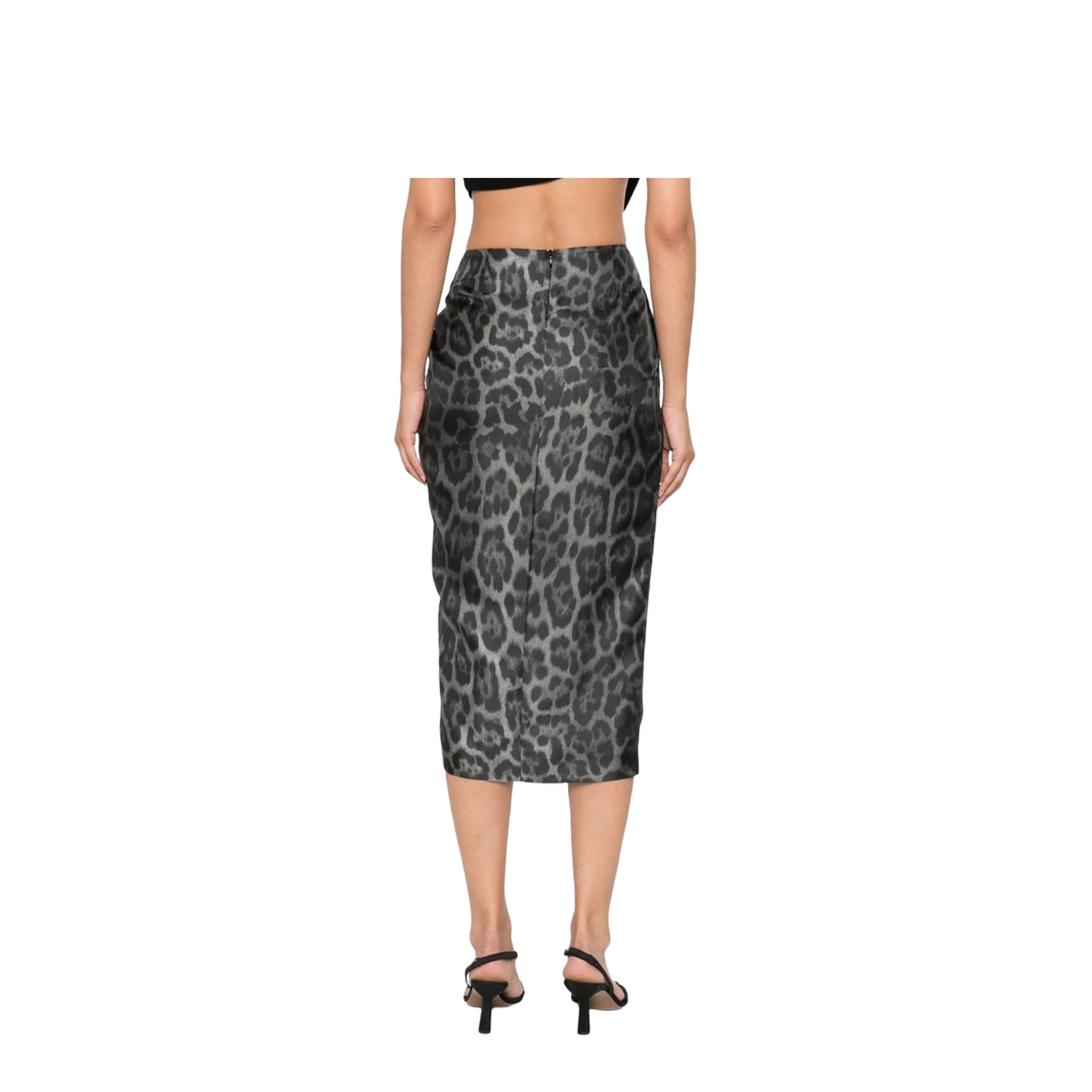 Silk Midi Skirt