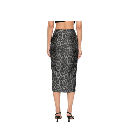 Silk Midi Skirt