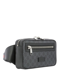 GG Supreme Belt Bag, Silver Hardware