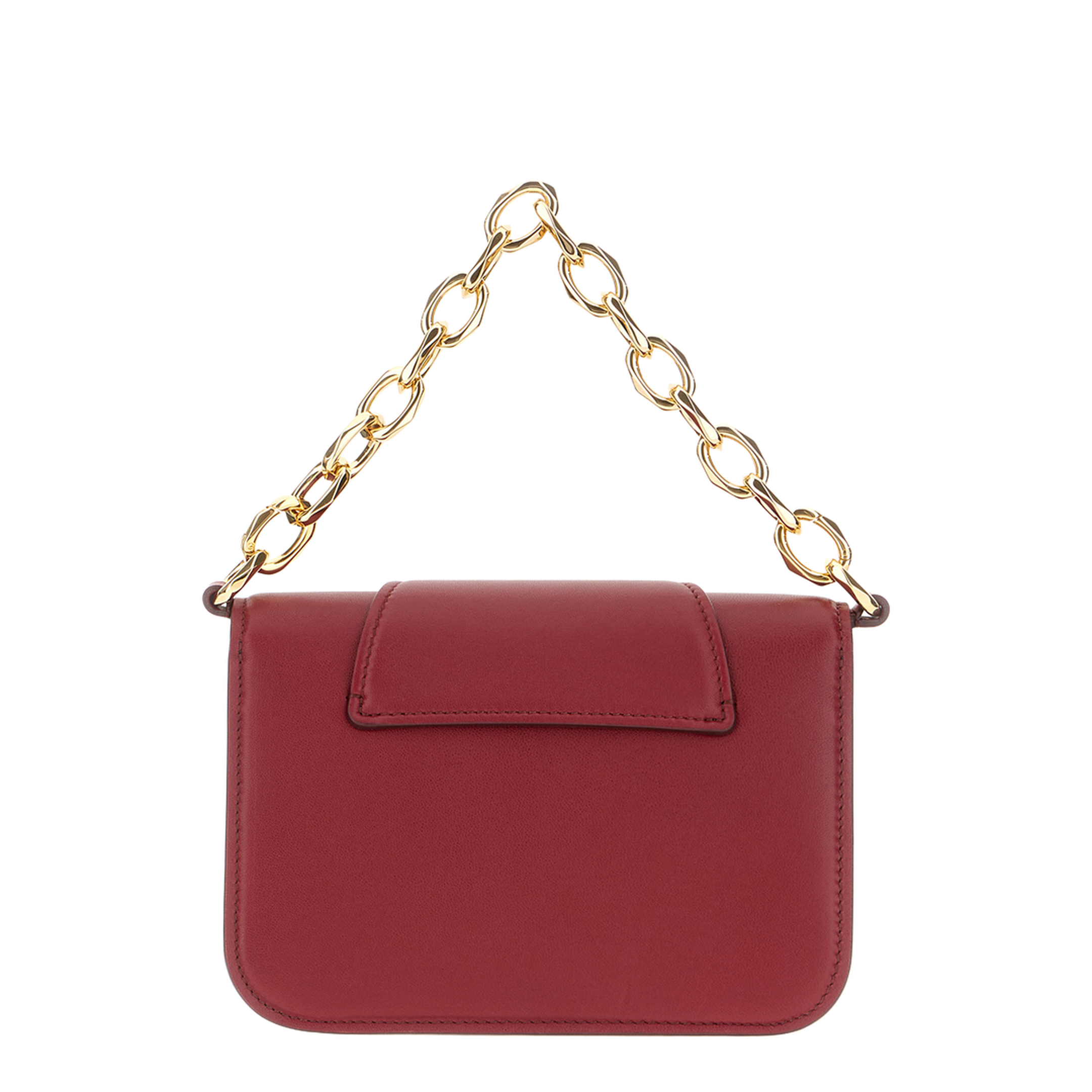 VLOGO O'CLOCK Small Leather Chain Bag