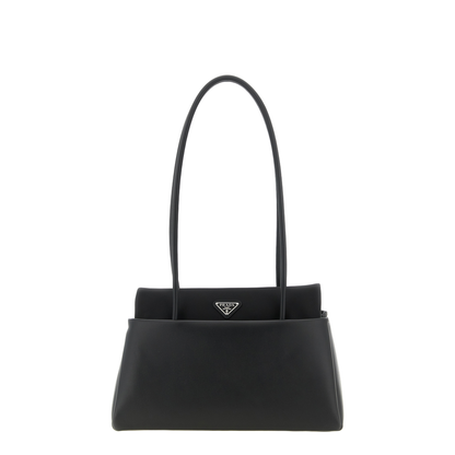 MAYFEYR - Prada - Passage Medium Leather Bag With Re-Nylon Flap - 1BA495VOPO2G52F0002