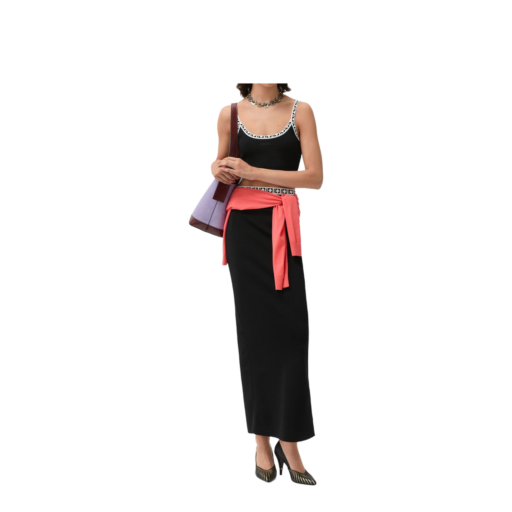 Skirt with back slit