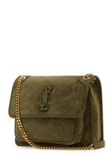 Niki Medium Shoulder Bag, Gold Hardware